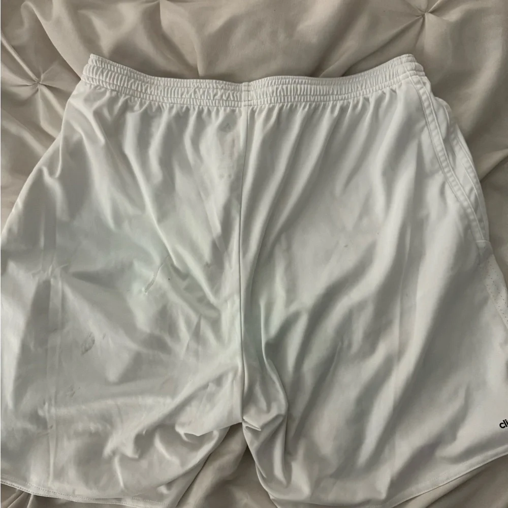Adidas White Athletic Performance Shorts - Picture 3 of 3